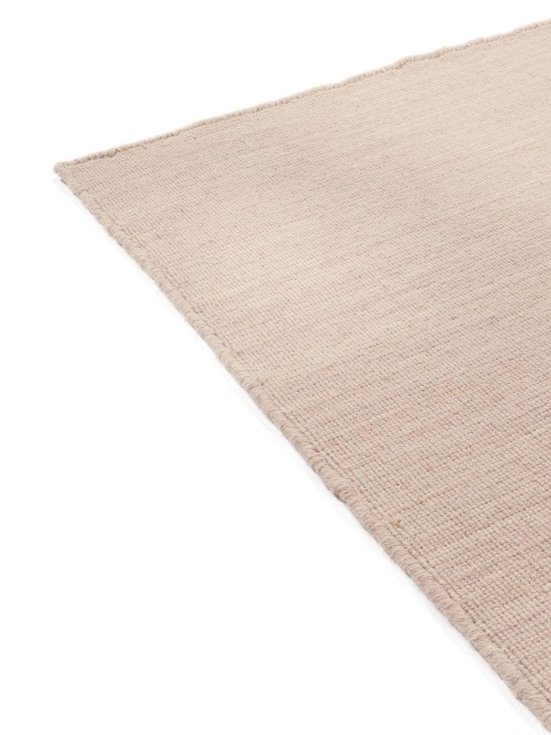 Handloom flat - Rose Clair Tapis de Laine 200 x 250 cm – Image 4