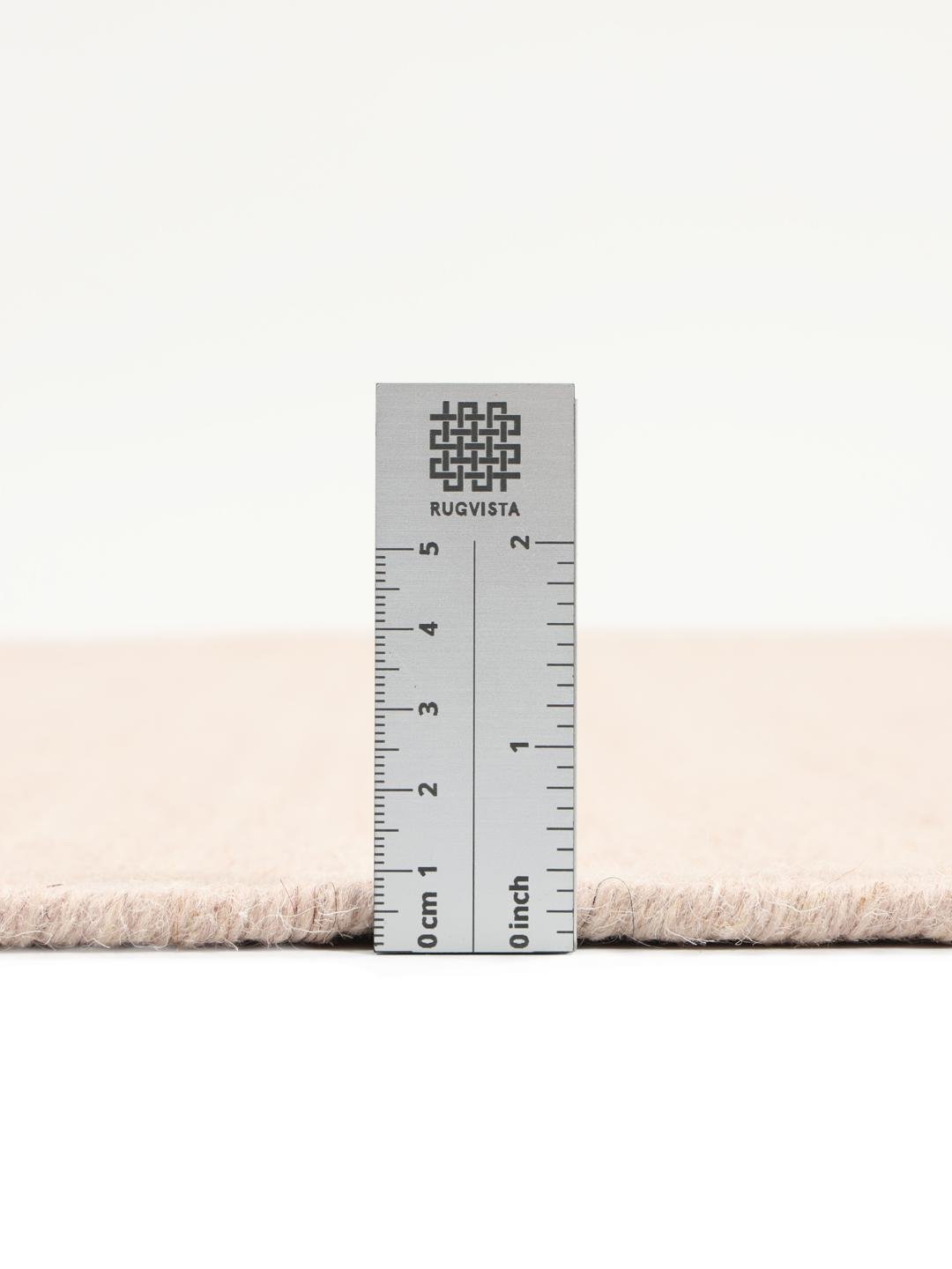 Handloom flat - Rose Clair Tapis de Laine 200 x 250 cm – Image 8