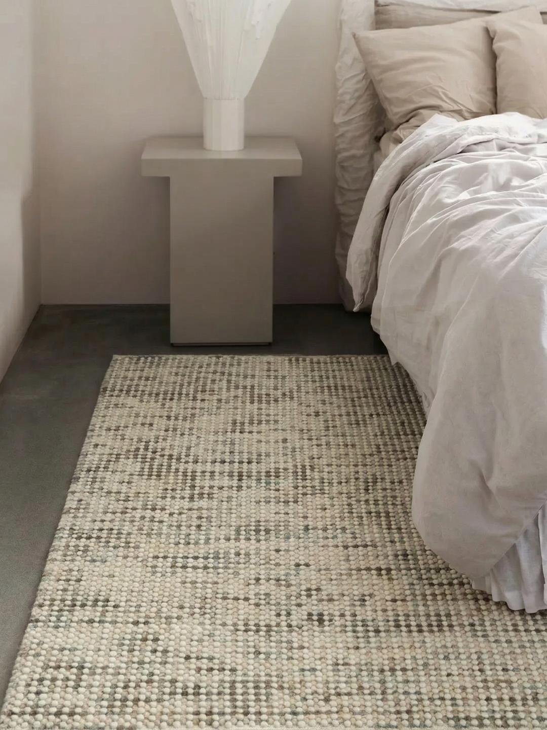 Big Drop - Gris / Beige Tapis de Laine 200 x 300 cm – Image 2