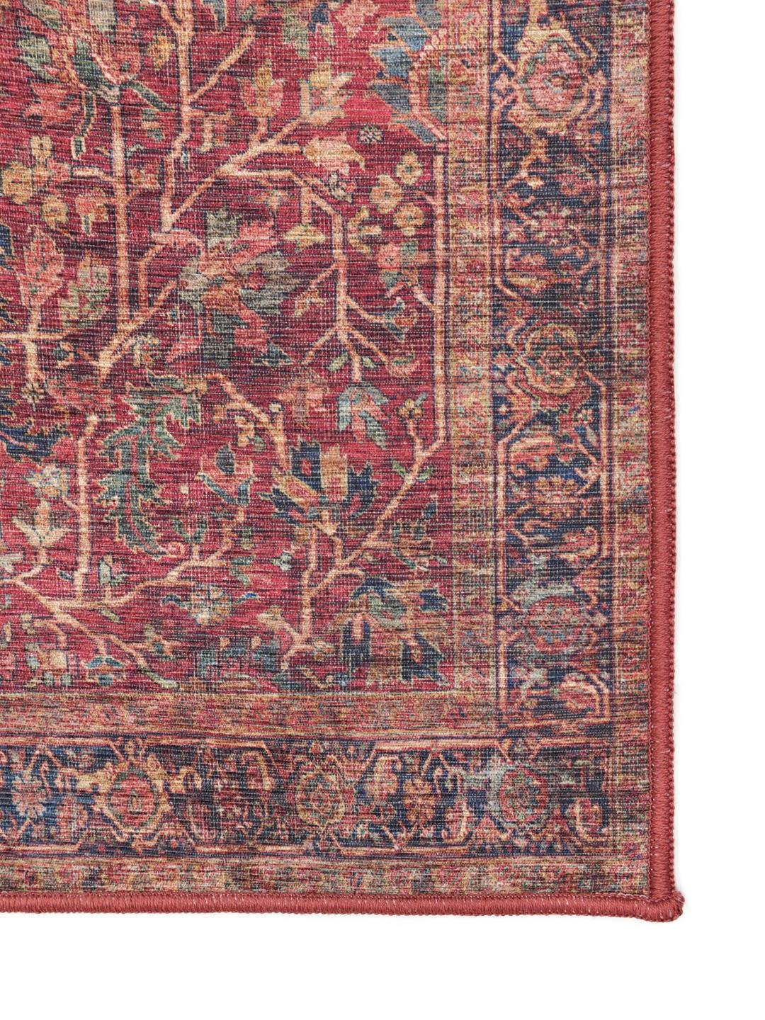 Khalifa Oriental - Rouge Tapis coton De passage 80 x 250 cm – Image 3