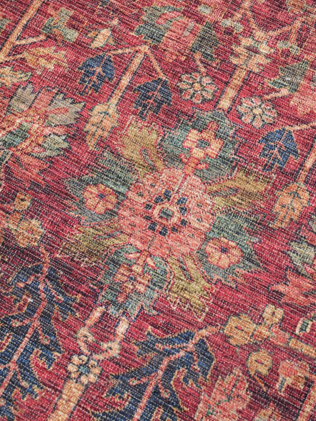 Khalifa Oriental - Rouge Tapis coton De passage 80 x 250 cm – Image 4