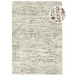 Big Drop - Gris / Beige Tapis de Laine 200 x 300 cm