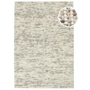 Big Drop - Gris / Beige Tapis de Laine 200 x 300 cm