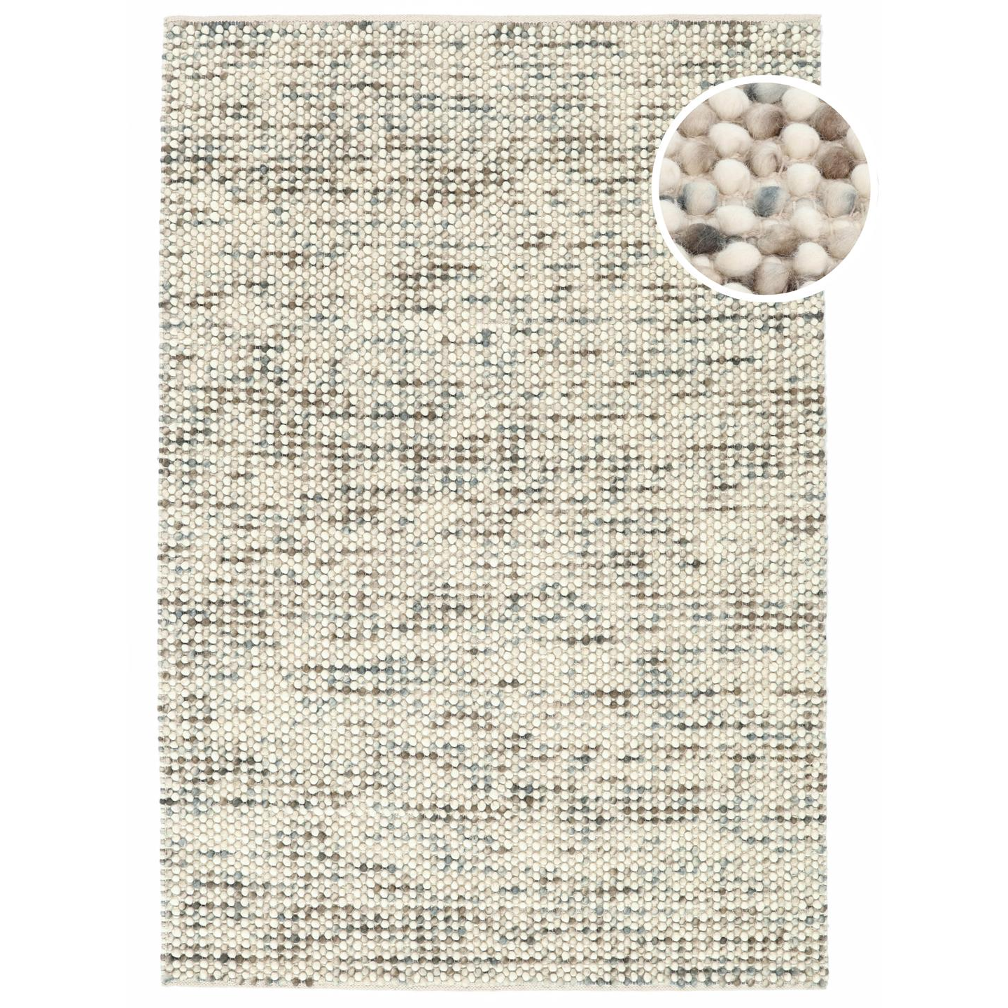 Big Drop - Gris / Beige Tapis de Laine 200 x 300 cm