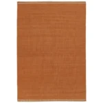 Visby - Rouge Rouille Tapis de Laine 250 x 350 cm