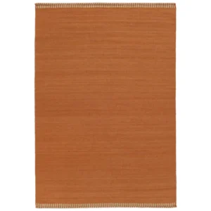Visby - Rouge Rouille Tapis de Laine 250 x 350 cm