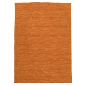 Handloom flat - Orange Tapis de Laine 200 x 300 cm