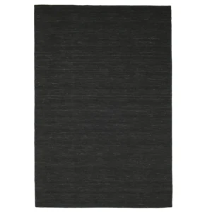 Handloom flat - Noir Tapis de Laine 200 x 300 cm