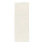 Handloom flat - Blanc Écru Tapis de Laine De passage 80 x 200 cm