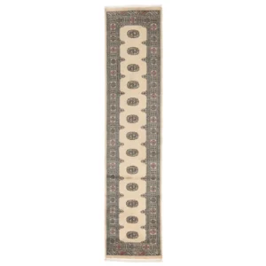 Pakistan Boukhara 2ply Noué À La Main Tapis De passage 78 x 345 cm