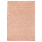 Handloom fringes - Rose Tapis de Laine 200 x 300 cm
