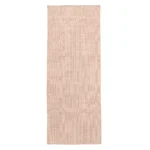 Handloom flat - Rose Clair Tapis de Laine De passage 80 x 200 cm