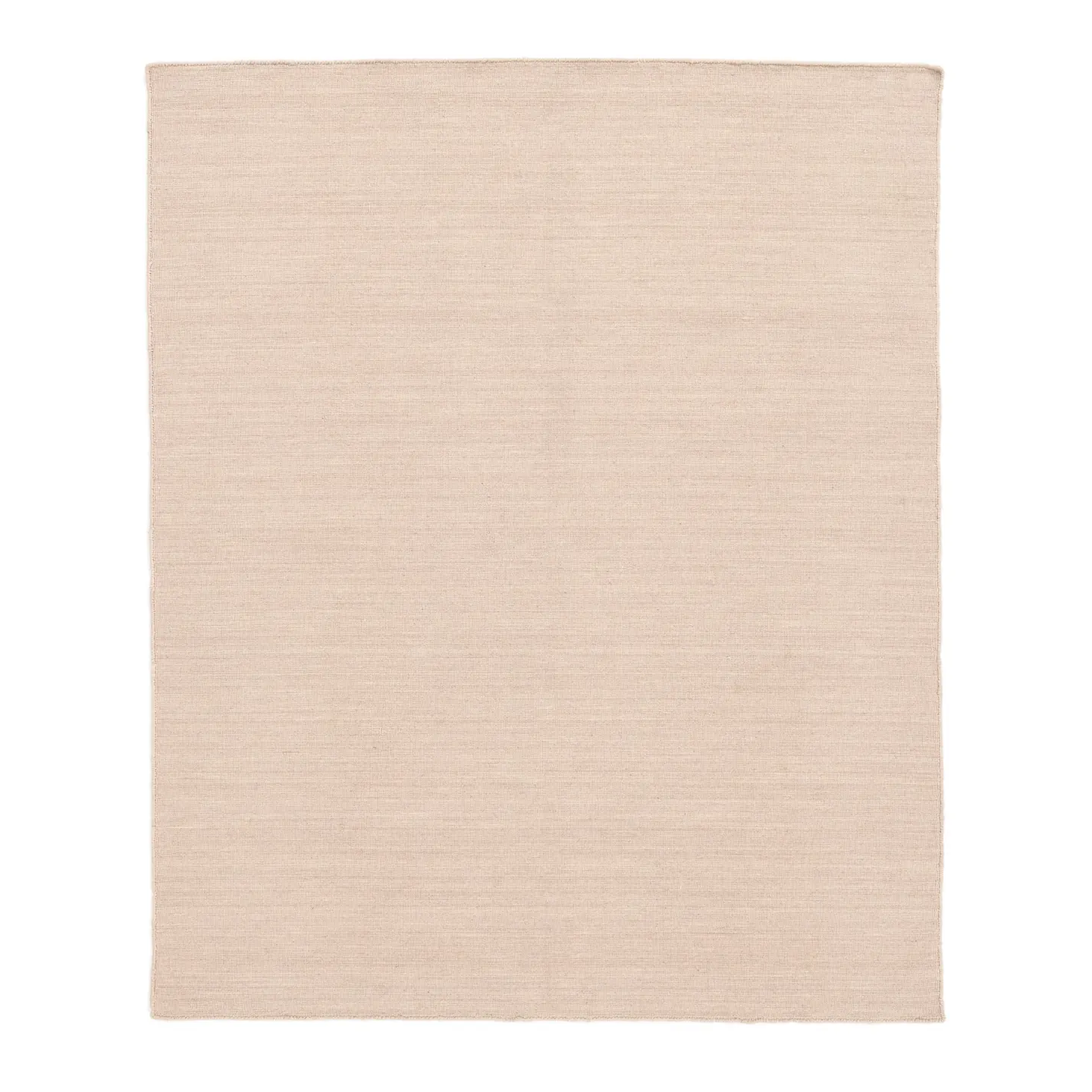 Handloom flat - Rose Clair Tapis de Laine 200 x 250 cm