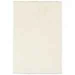 Handloom fringes - Blanc Ivoire Tapis de Laine 200 x 300 cm